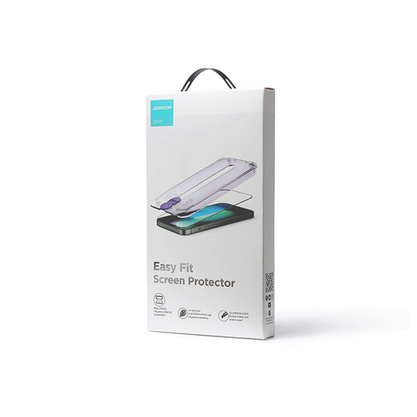 Folie sticla iPhone 14 Pro Full Glue cu kit montaj Joyroom Knight [5]