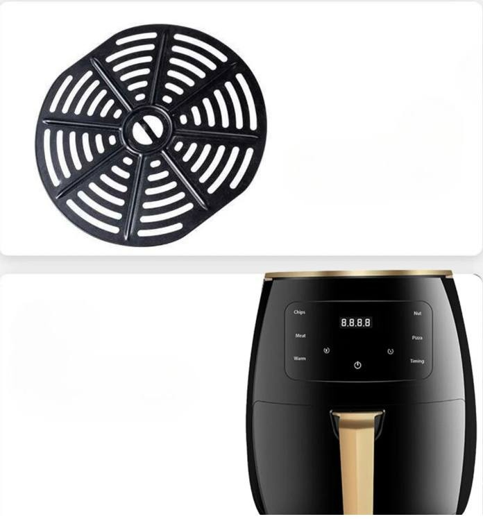 Friteuza cu aer cald fara ulei, Air Fryer 8 functii, Capacitate 6L, digital, 2400W [4]