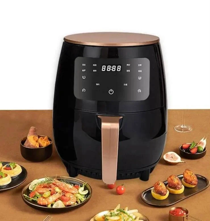 Friteuza cu aer cald fara ulei, Air Fryer 8 functii, Capacitate 6L, digital, 2400W [8]