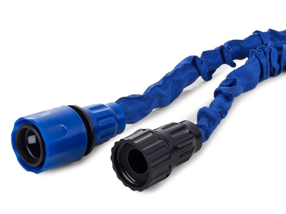 Furtun de grădină 60metri Auto extensibil, cuplaje extensibile cârlig pistol, furtun extensibil, blue [2]