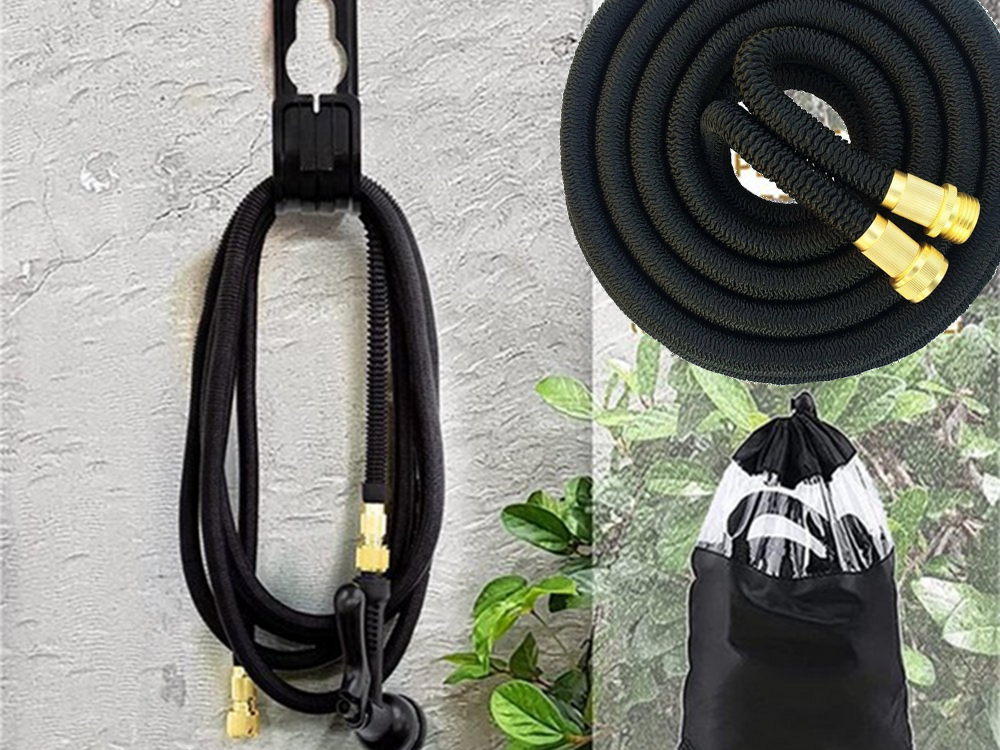 Furtun de grădină 15m Auto extensibil, cuplaje extensibile cârlig pistol [3]