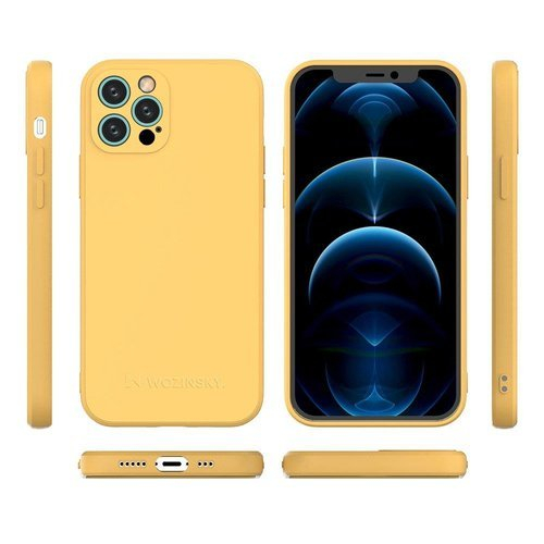 Husa iPhone 12 Pro silicone flexible durable case White, Wozinsky [5]
