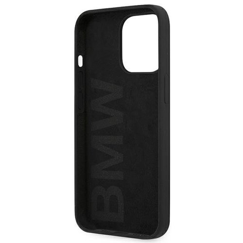 Husa iPhone 13 PRO , Case BMW  black hardcase Silicone Signature BMHCP13LSILBK [5]
