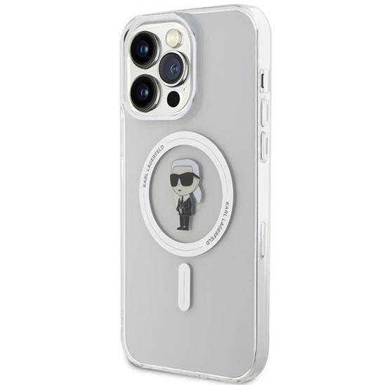Husa iPhone 15 Pro Max Karl Lagerfeld IML Ikonik MagSafe [7]