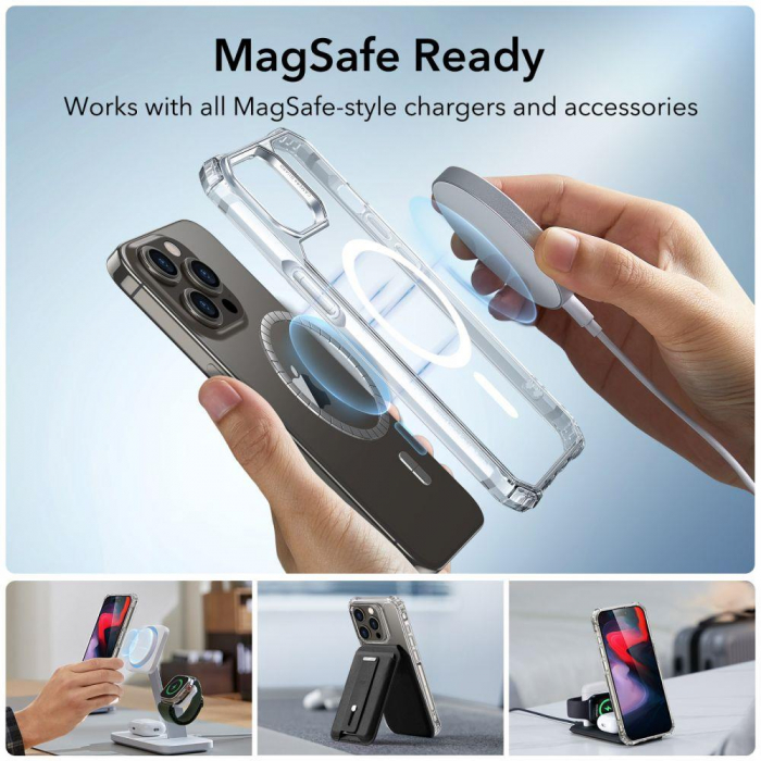 Husa iPhone 15 Pro Max ESR AIR ARMOR HALOLOCK MAGSAFE [3]