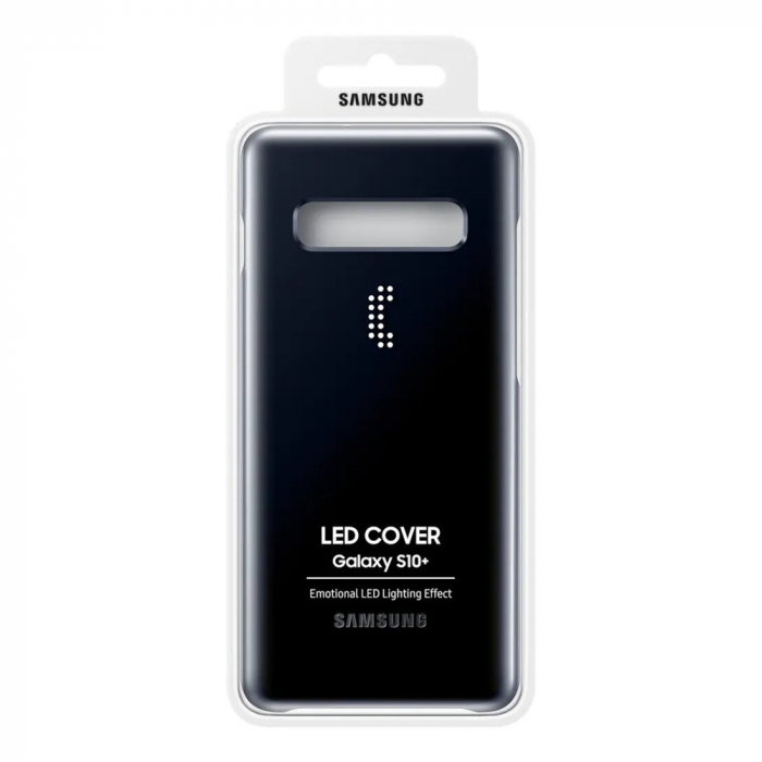 Husa Led Cover pentru Samsung Galaxy S10 Plus, G975F, Black [6]