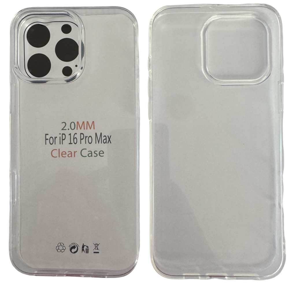 Husa pentru iPhone 16 Pro Max 6,9" , transparenta , 2mm, [1]