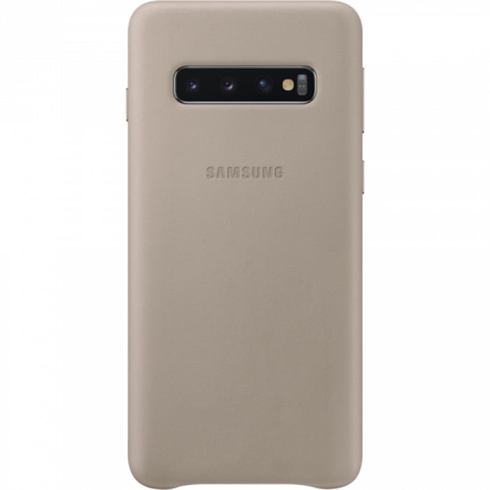 Husa Piele pentru Samsung Galaxy S10 G973f, Gray [1]