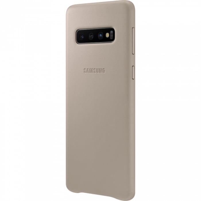 Husa Piele pentru Samsung Galaxy S10 G973f, Gray [4]
