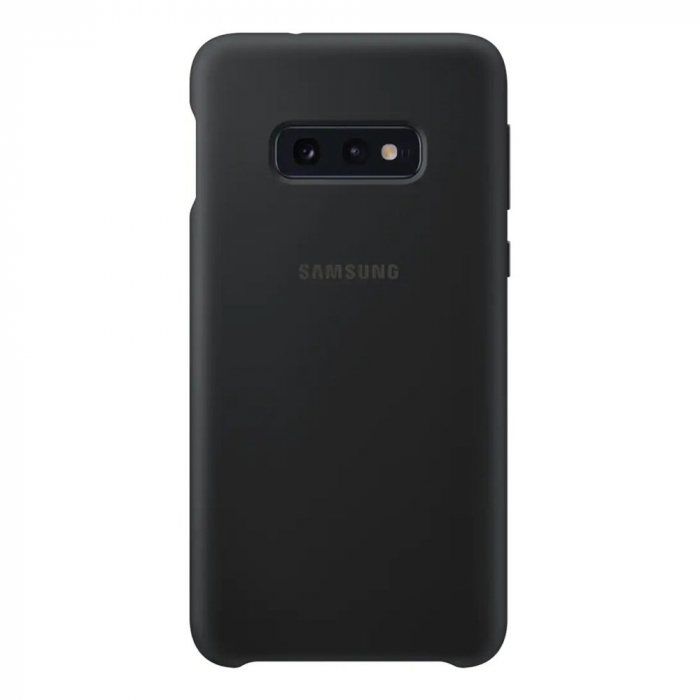 Husa spate Silicone Cover Flexible Gel pentru Samsung Galaxy S10e, neagra [2]