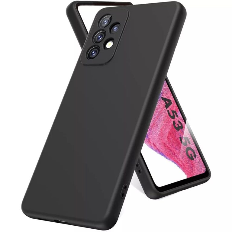 Husa Samsung Galaxy A53 5G Silicon Gel TPU Matte Neagra [1]