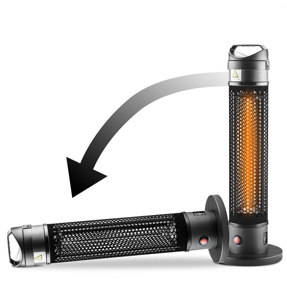 Incalzitor  Incalzitor cu infrarosu 1000W, IP44, lampa fibra carbon cu halogen / Incalzitor terasa , calorifer [7]
