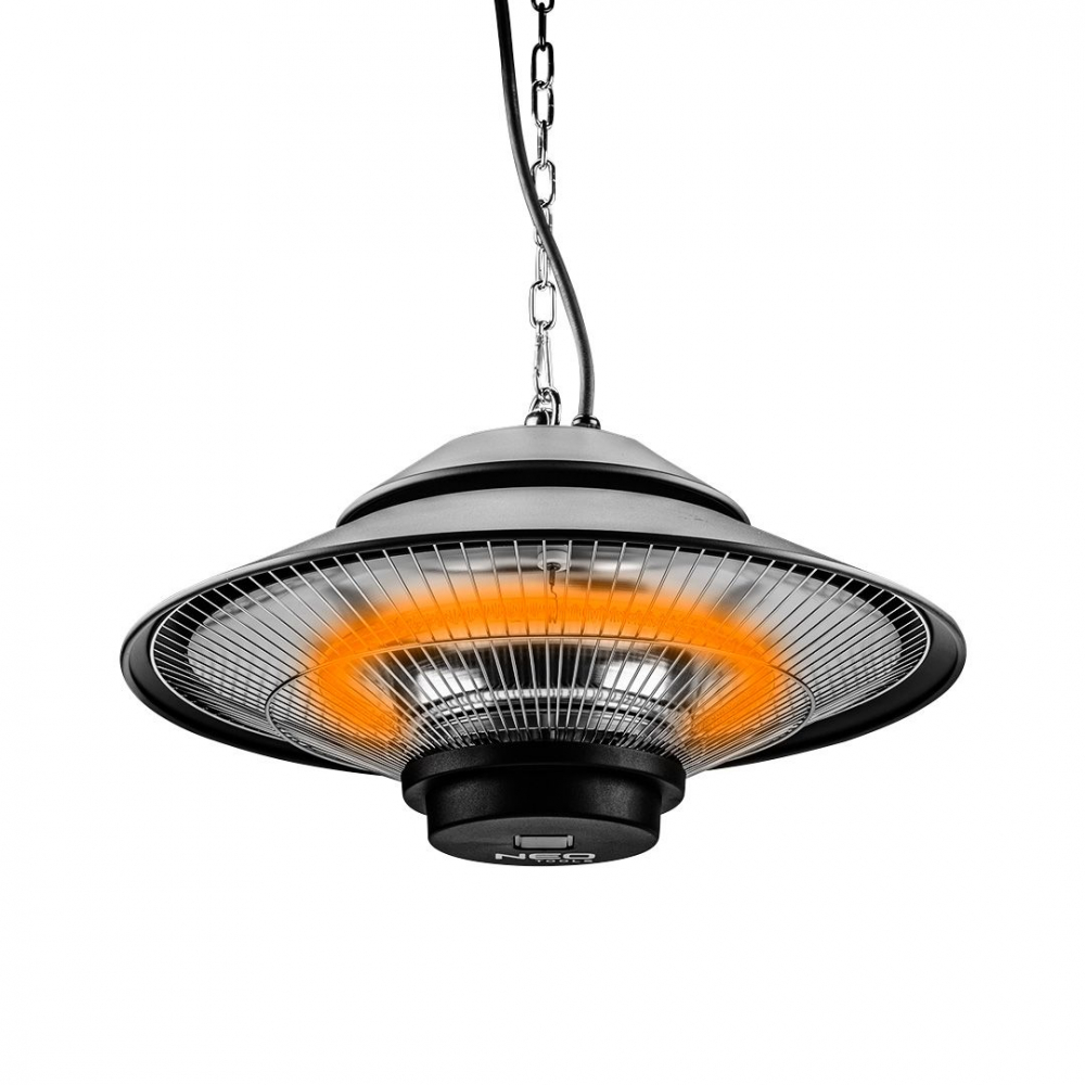 Incalzitor cu montare pe tavan 1500W, cu telecomanda, IP44, lampa cu halogen / Incalzitor terasa  Horeca [1]