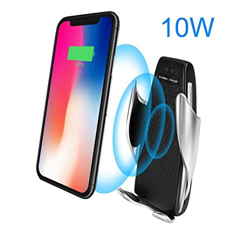 Suport auto cu incarcare wireless 10w, cu senzor ir [3]