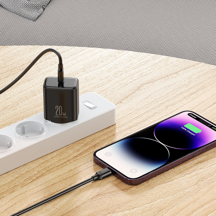 Incarcator cu cablu iPhone 20W PD Joyroom JR-TCF06 CU CABLU Lighting [3]