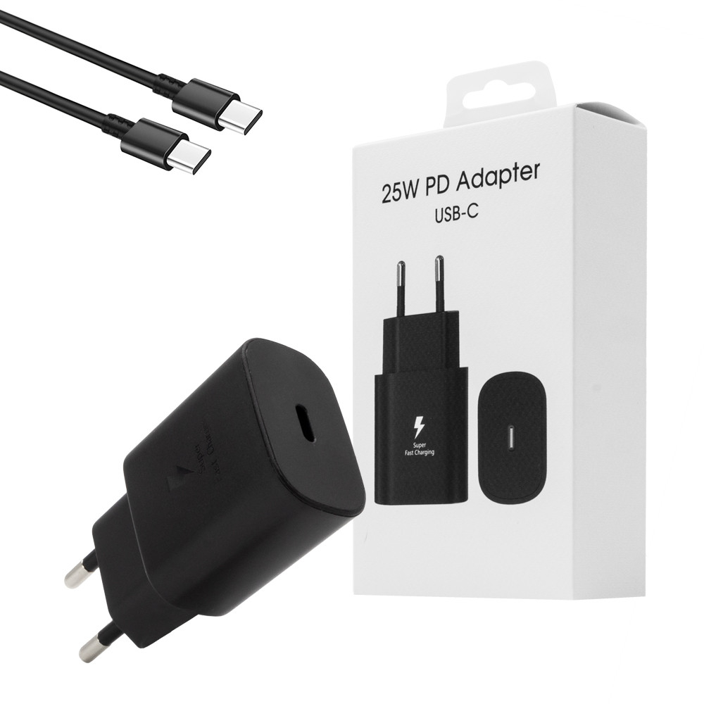 Incarcator cu cablu Type C, 25W 1m 3.6a, Black TA800 [1]