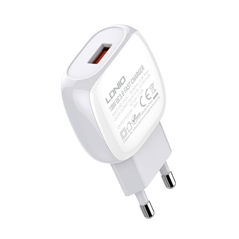 Incarcator iPhone cu Cablu Lighting LDNIO A1307Q 18W [2]