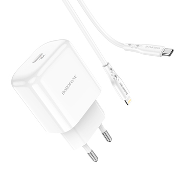 Incarcator iPhone Borofone cu cablu  QC 3.0 PD 2.0 20W [3]