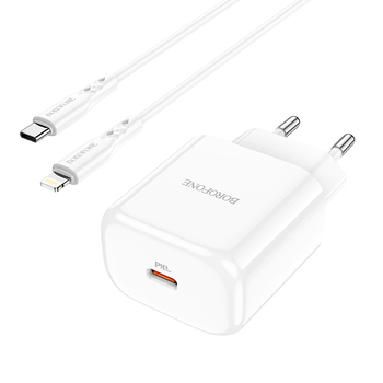 Incarcator iPhone Borofone cu cablu  QC 3.0 PD 2.0 20W [5]