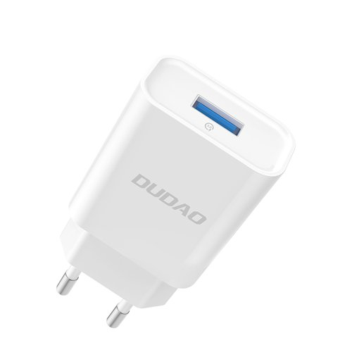 Incarcator Dudao charger EU USB 5V / 2.4A QC3.0 Quick Charge 3.0 white (A3EU white) [4]