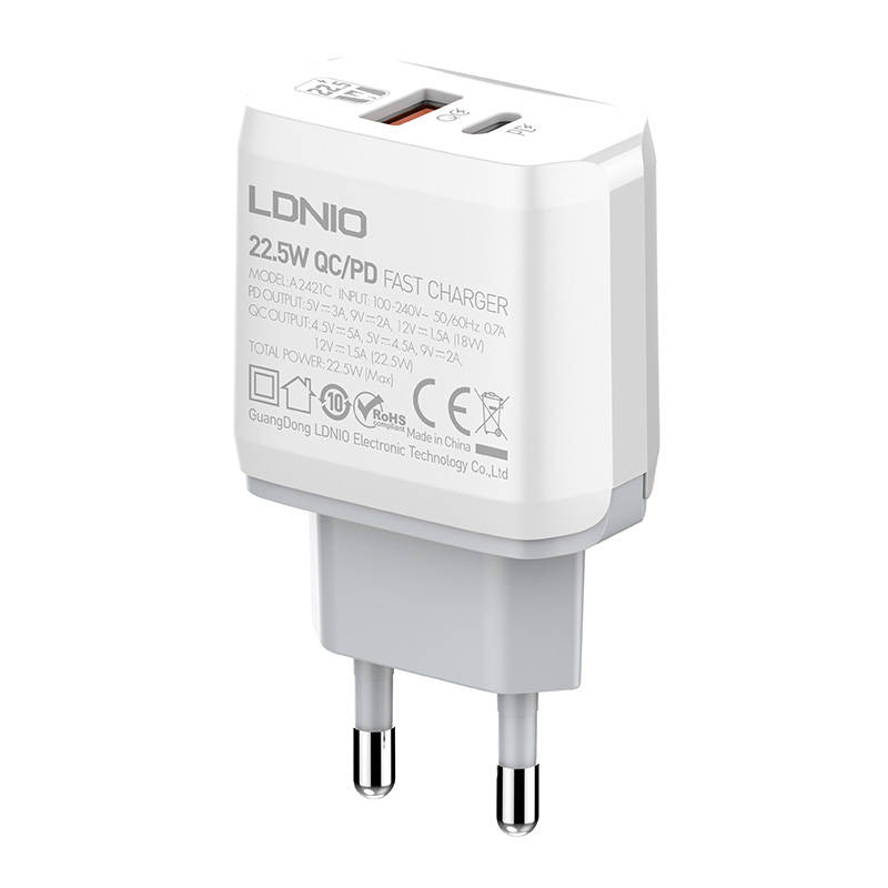 Incarcator iPhone cu Cablu Lighting LDNIO  22.5W + Cablu Lighting [3]