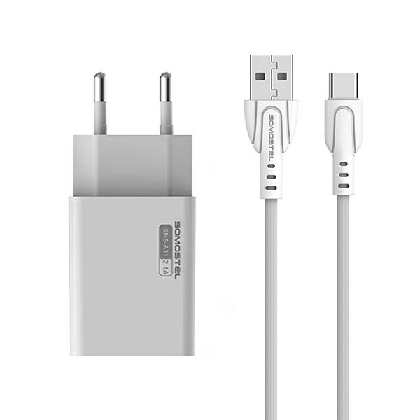 Incarcator cu cablu Type C iPhone iphone 15 / Samsung  / Xiaomi , 10W ALB [3]