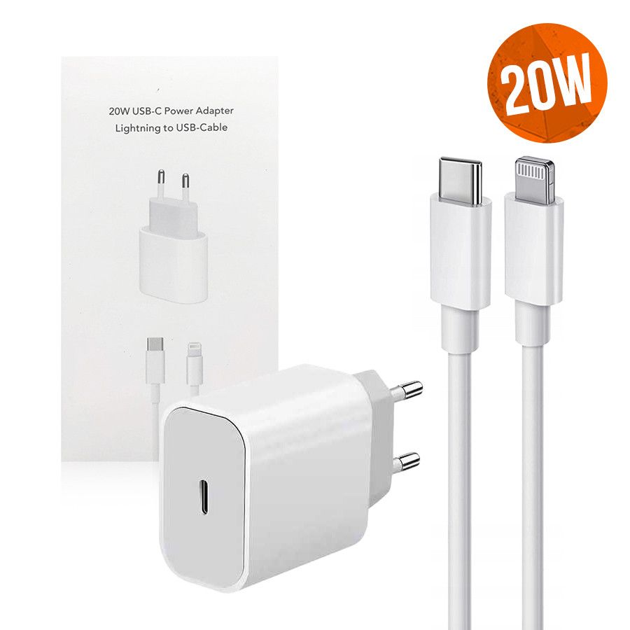 Incarcator retea iPhone 20w , cu cablu Lighting [2]