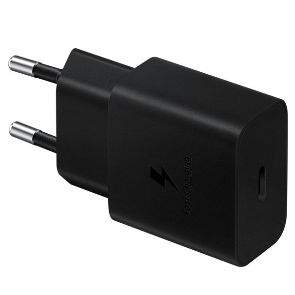 Incarcator retea Samsung USB wall charger Type C 15W PD AFC + USB Type C cable black (EP-T1510XBEGEU) [2]