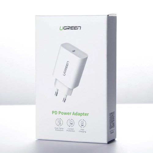 Incarcator retea Încărcător USB C Type C Ugreen USB charger Power Delivery 3.0 Quick Charge 4.0+ 20W 3A white [4]