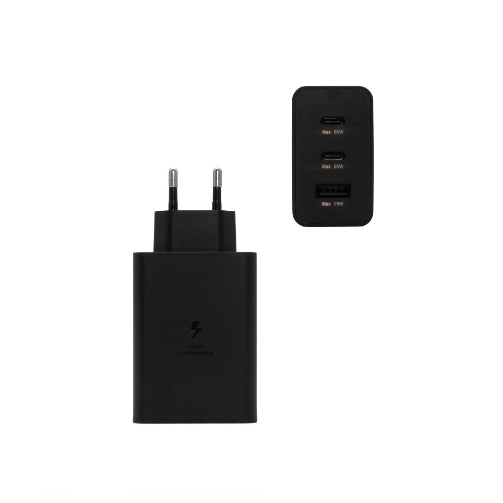 Încărcător USB-C 65W Power Delivery cu cablu USB Type-C la Type-C 5A 1m Negru pentru laptop și telefon [3]