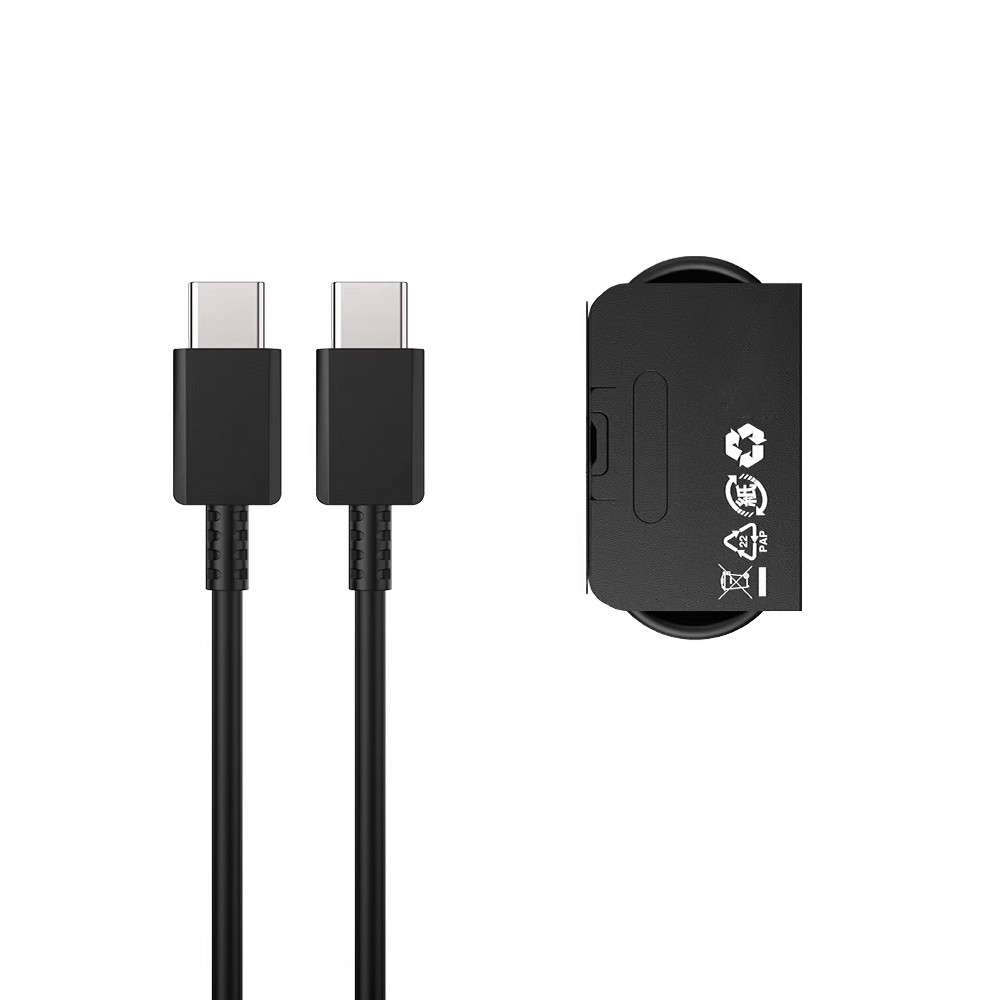 Încărcător USB-C 65W Power Delivery cu cablu USB Type-C la Type-C 5A 1m Negru pentru laptop și telefon [2]