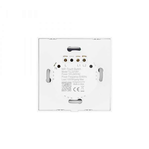 Intrerupator cu touch + Wifi Aplicatie pe telefon, 2 Porturi 1800W 10A [3]