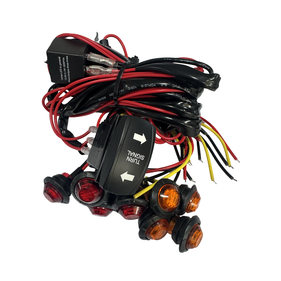 Kit semnalizare universal, atv , ssv, canam, polaris, segway, cf moto, Sistem semnalizare, buton semnalizare utv maverick [1]