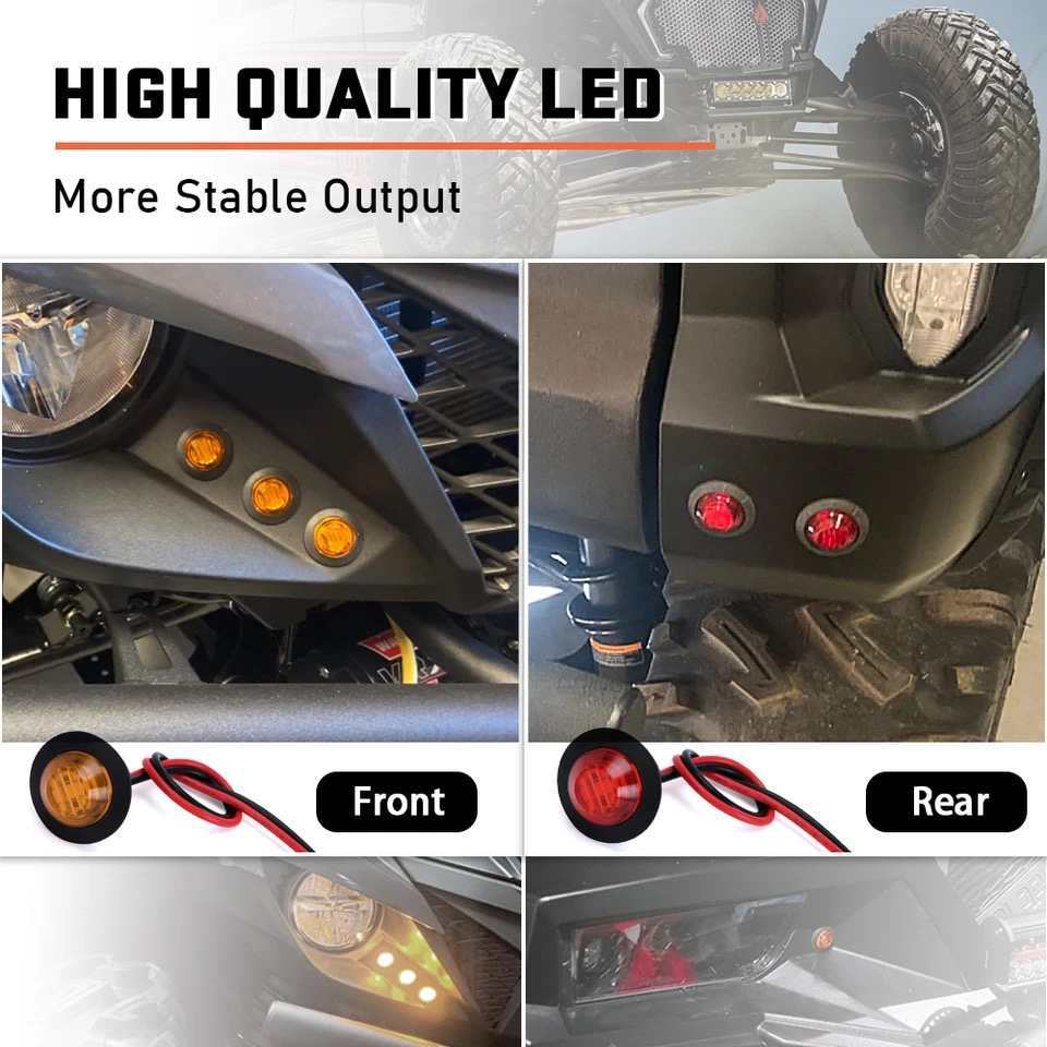 Kit semnalizare universal, atv , ssv, canam, polaris, segway, cf moto, Sistem semnalizare, buton semnalizare utv maverick [4]