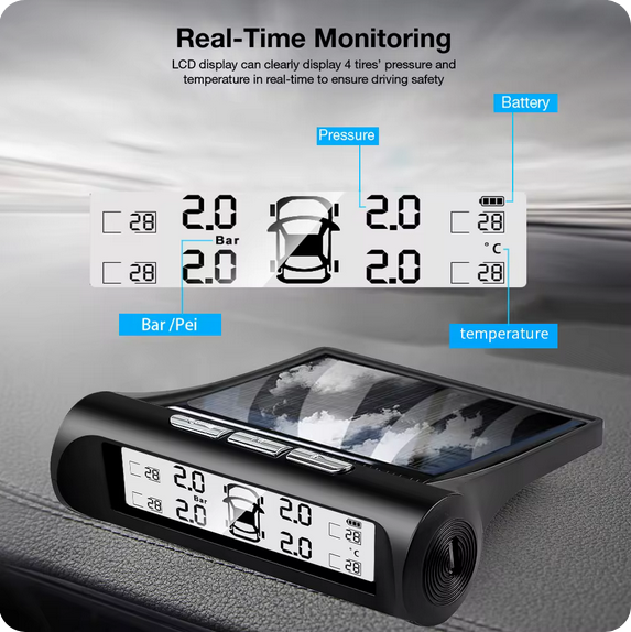 Kit senzori presiune roti, incarcare solara [3]
