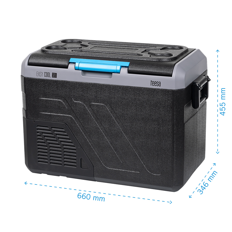 Ladă frigorifică auto cu compresor 32L 12V 24V 230V cu congelare -22°C pentru camping, autorulotă și offroad [5]