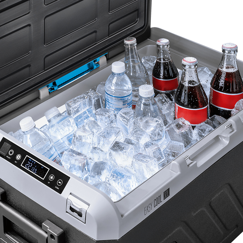Ladă frigorifică auto cu compresor 32L 12V 24V 230V cu congelare -22°C pentru camping, autorulotă și offroad [8]