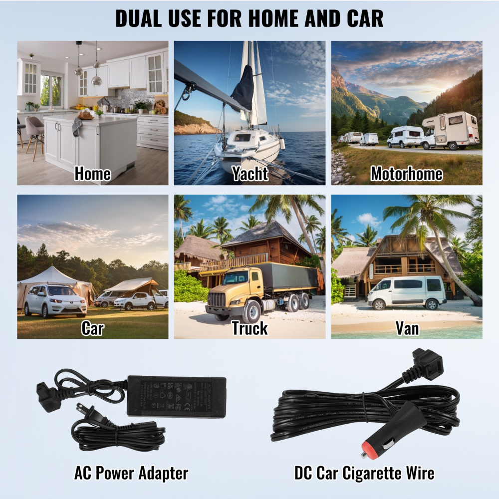 Ladă Frigorifică Auto Portabilă 39L cu Compresor Dual Zone, 12V/24V/230V, -20°C până la +20°C, Display LED [6]