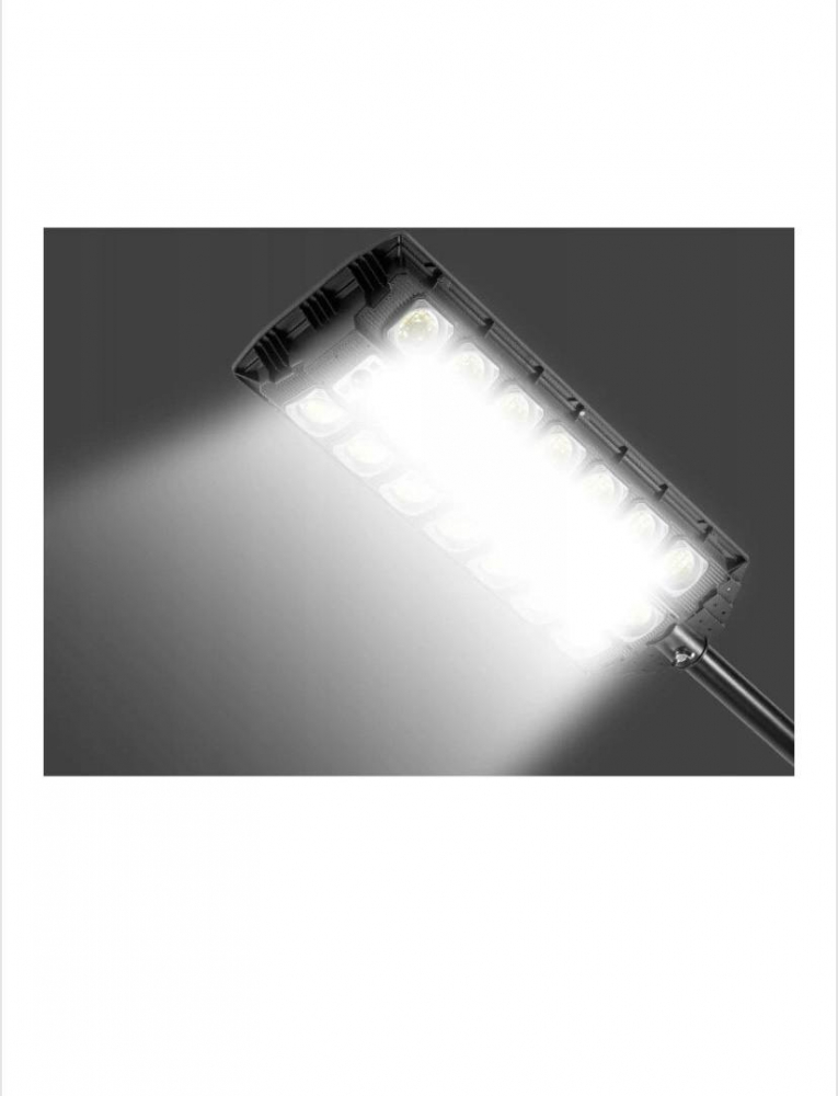 Lampa solara stradala LED 47cm, Senzori de miscare, Panou solar incorporat, Brat de montare si telecomanda cu functii multiple de setare a intensitatii luminoase si timpului de functionare, 287 SMD [6]