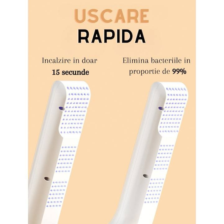 Uscator incaltaminte antibacterian, Electric si Inteligent, Sterilizant, Dezodorizant, Dezumidificator, Timer, Multifunctional si Portabil, Alb [6]
