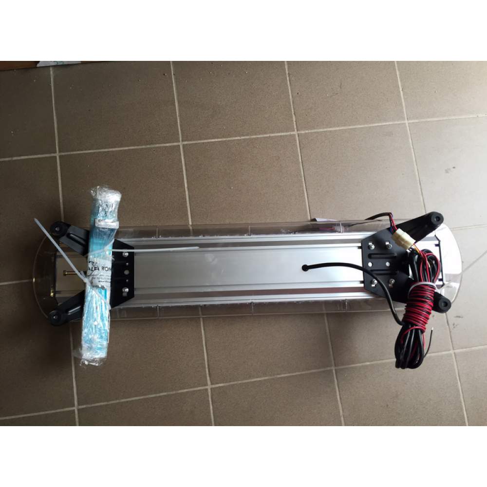 Bara Rampa girofare cu LED-uri 12v/24v lumina albastra / Girofar [2]