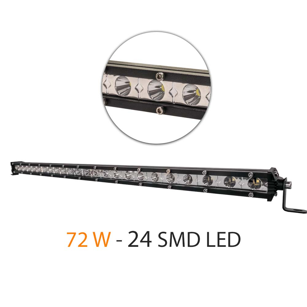 Ledbar offroad 65cm 72w 24 smd Led,   Bara Led/ Proiector Led [2]