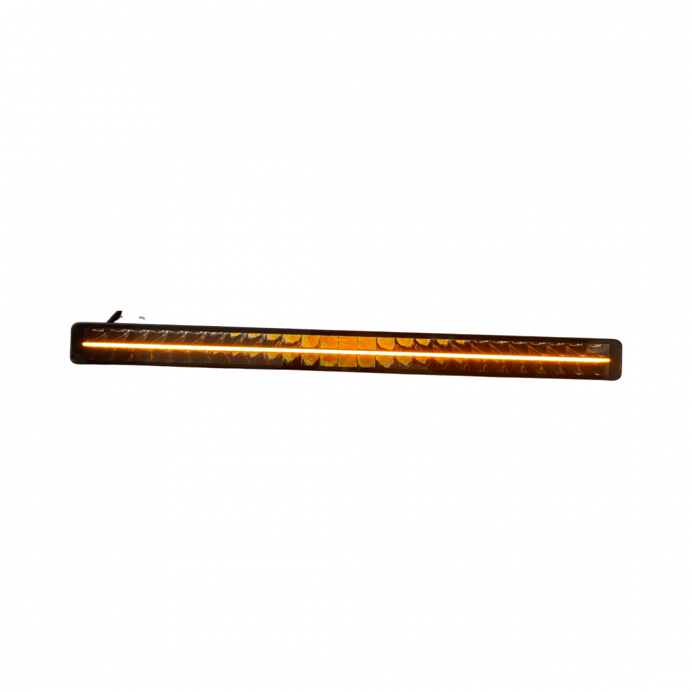 Ledbar offroad 80cm DualRow cu Lumina pozitie alba sau galbena / 5700k 23000Lm (54 Led Osram x 5W) 270-300W / Bara Led/ Proiector Led [4]