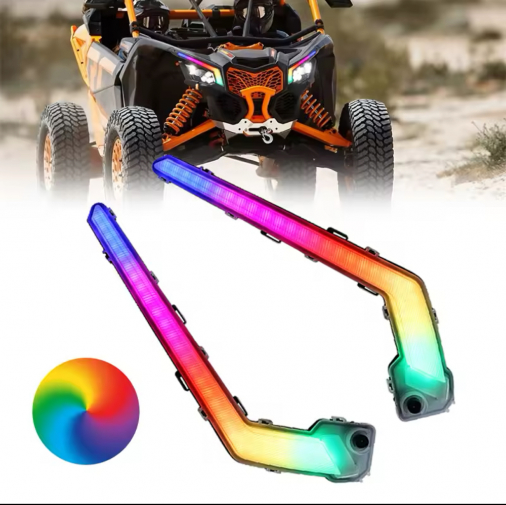 Lumini semnalizari compatibil MAVERICK X3, RGB multicolor pentru Can Am Maverick X3, Canam can-am, Aplicatie telefon [7]