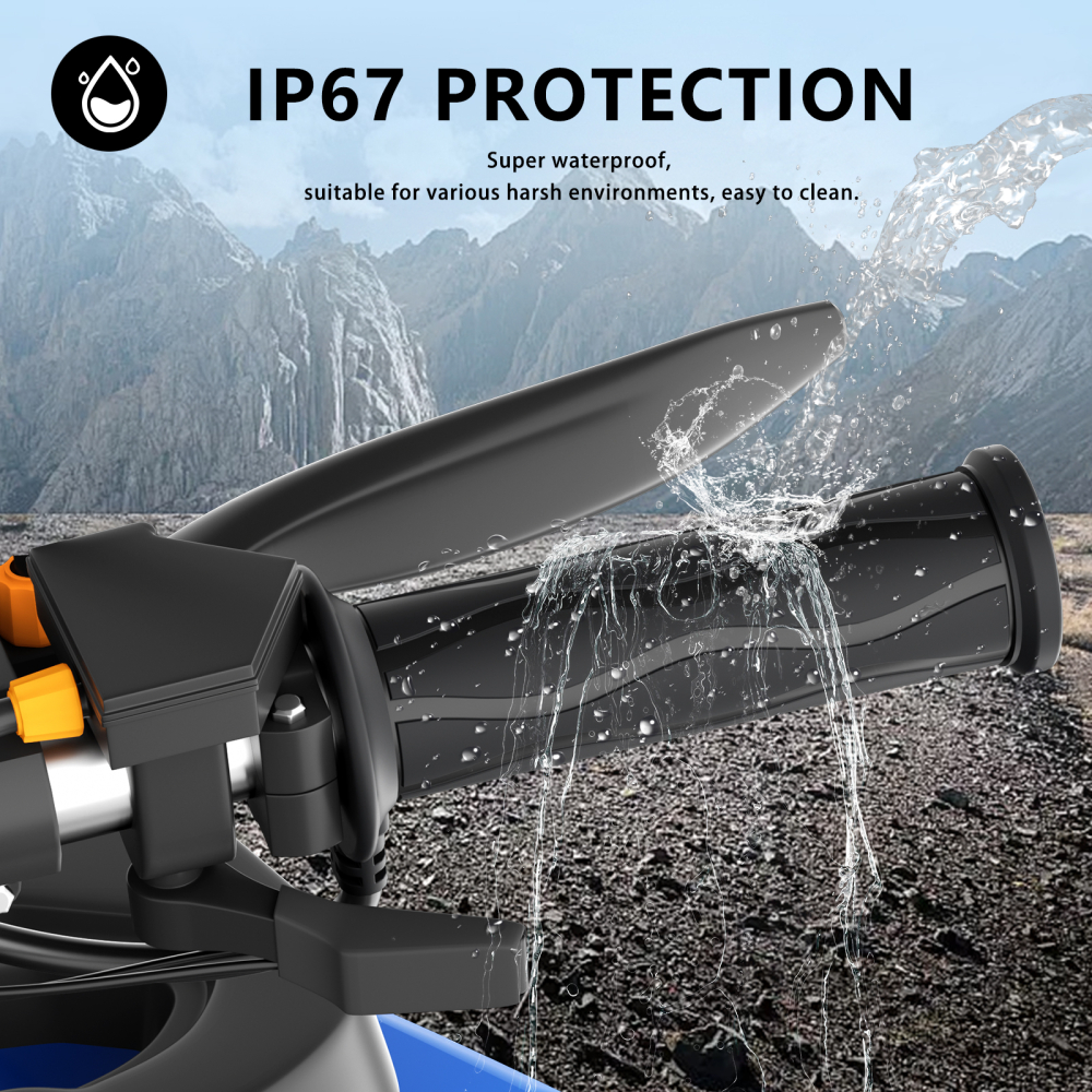 Manere incalzite ATV Mansoane incalzite| 5 trepte control temperatura 12V [5]