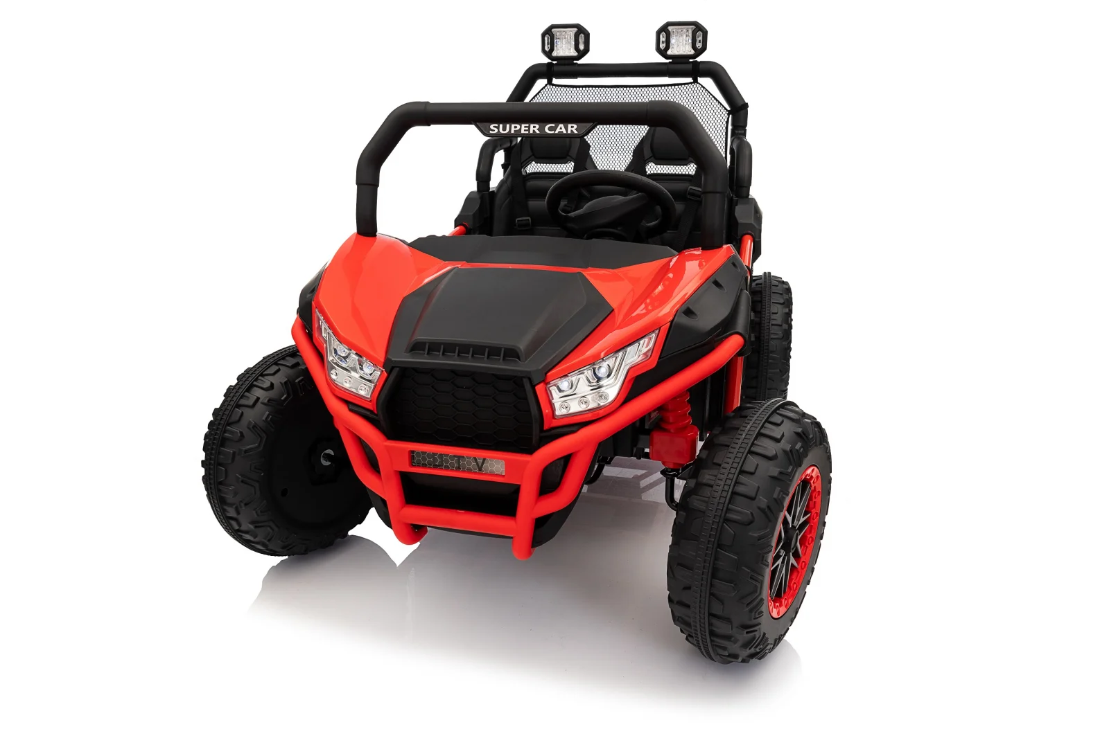 Masina copii UTV electric pentru copii Dune-Buggy V2, 2 locuri, 800W, 24V 10Ah, premium, rosu, copii [6]