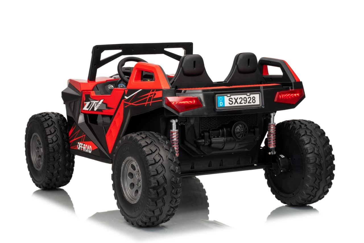 Masina copii UTV electric Buggy XXL, 4 locuri, 500W, 24V, 14Ah, spider print , copii [6]