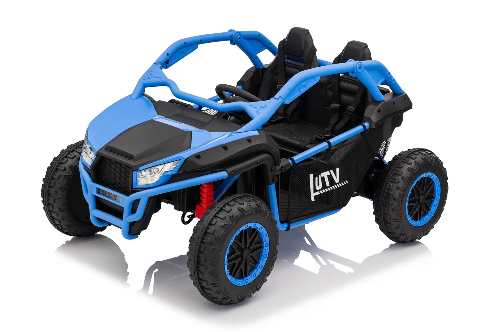 Masina copii UTV electric electric copii, Dune-Buggy SPORT, cu 2 locuri, 800W, 24V 10Ah, premium, negru [2]