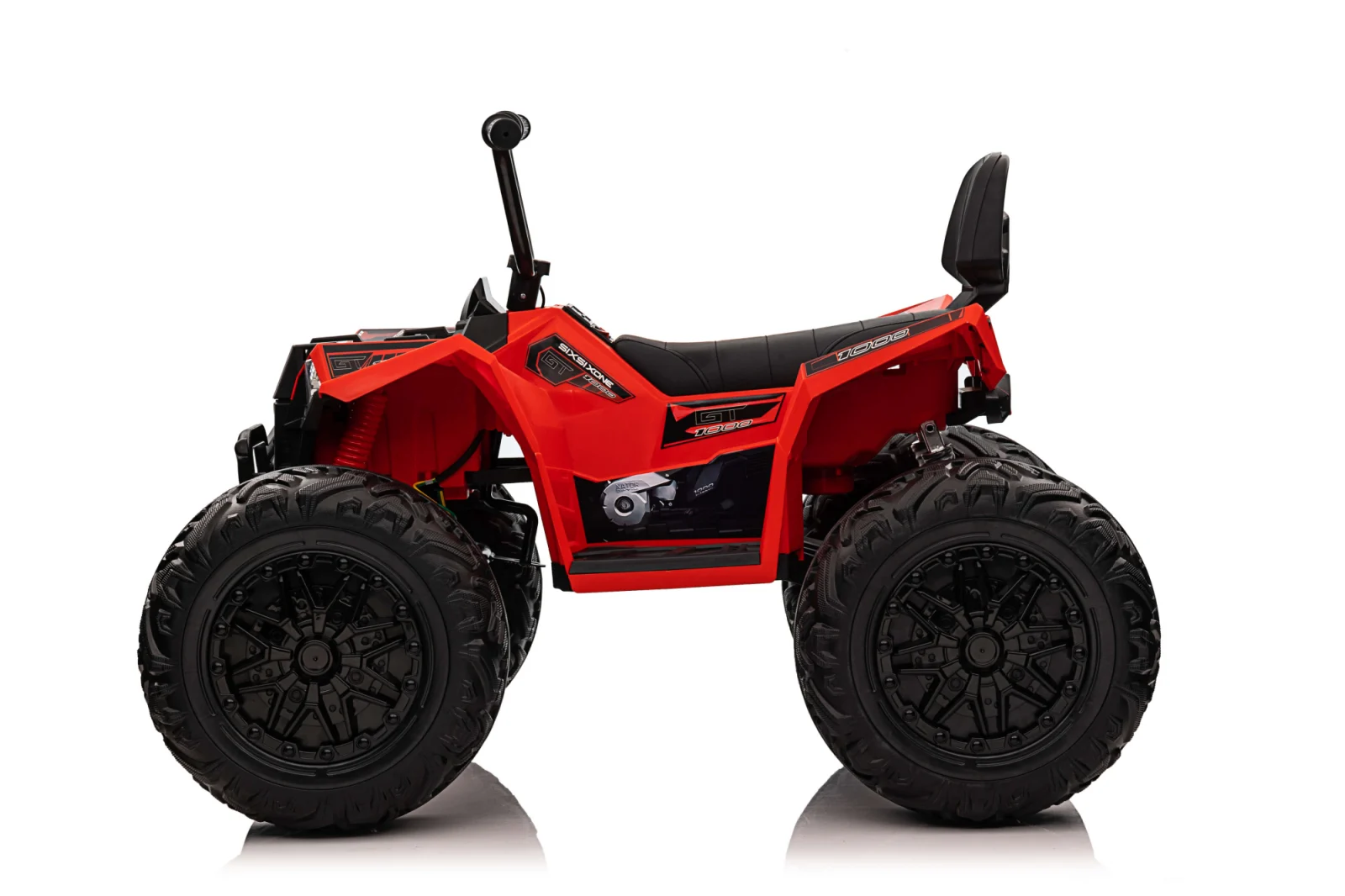Masina copii ATV electric MonsterQuad 400W, 24V, 14Ah, echipare PREMIUM, rosu, copii [3]