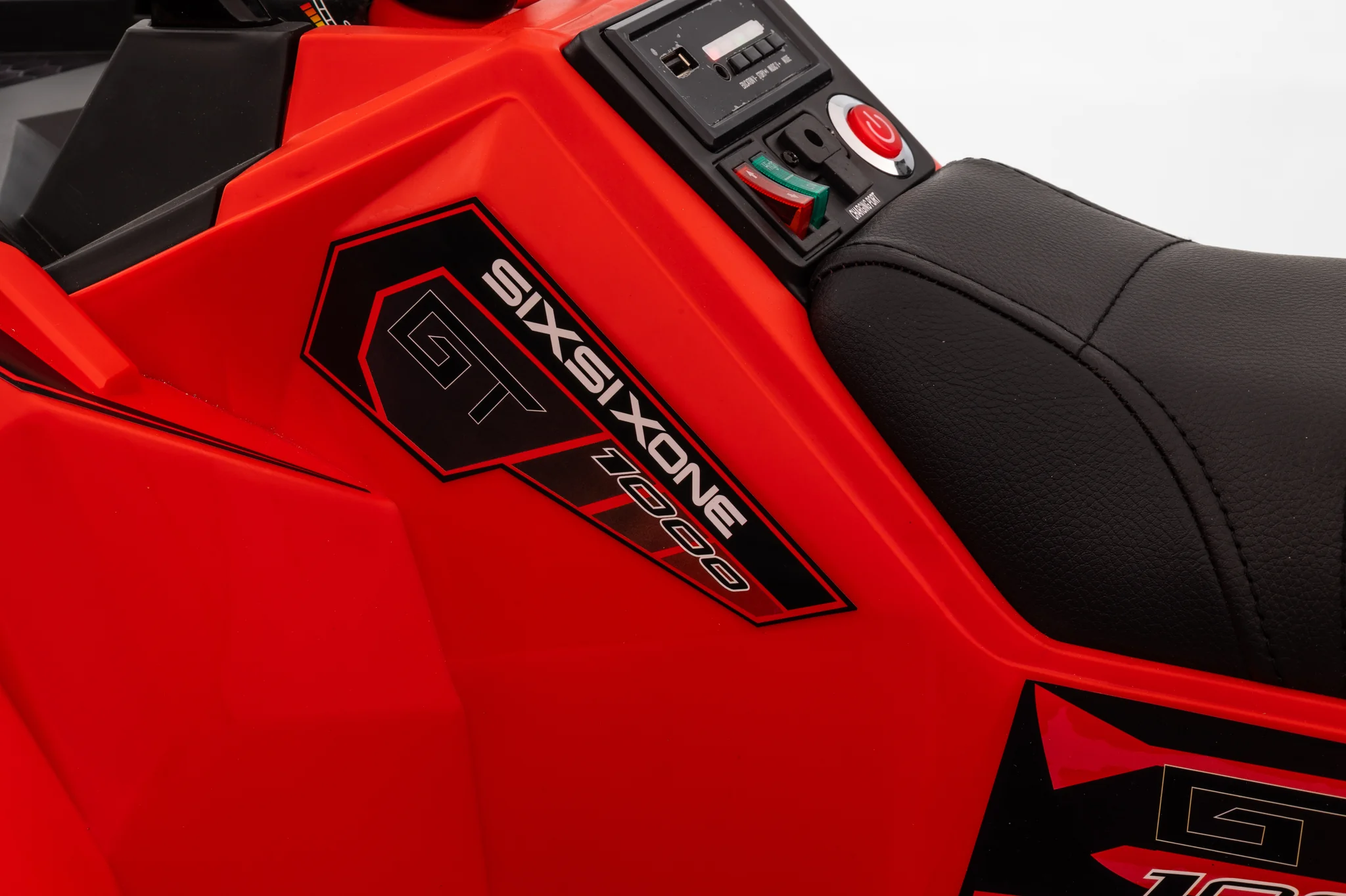 Masina copii ATV electric MonsterQuad 400W, 24V, 14Ah, echipare PREMIUM, rosu, copii [7]